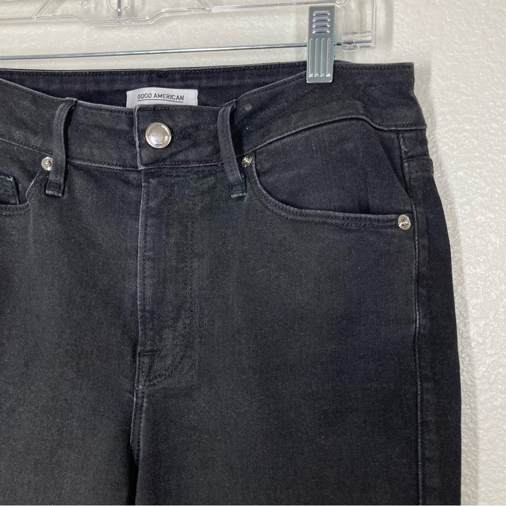 Good American Good Legs Black Skinny Jeans 28 - Picture 7 of 16